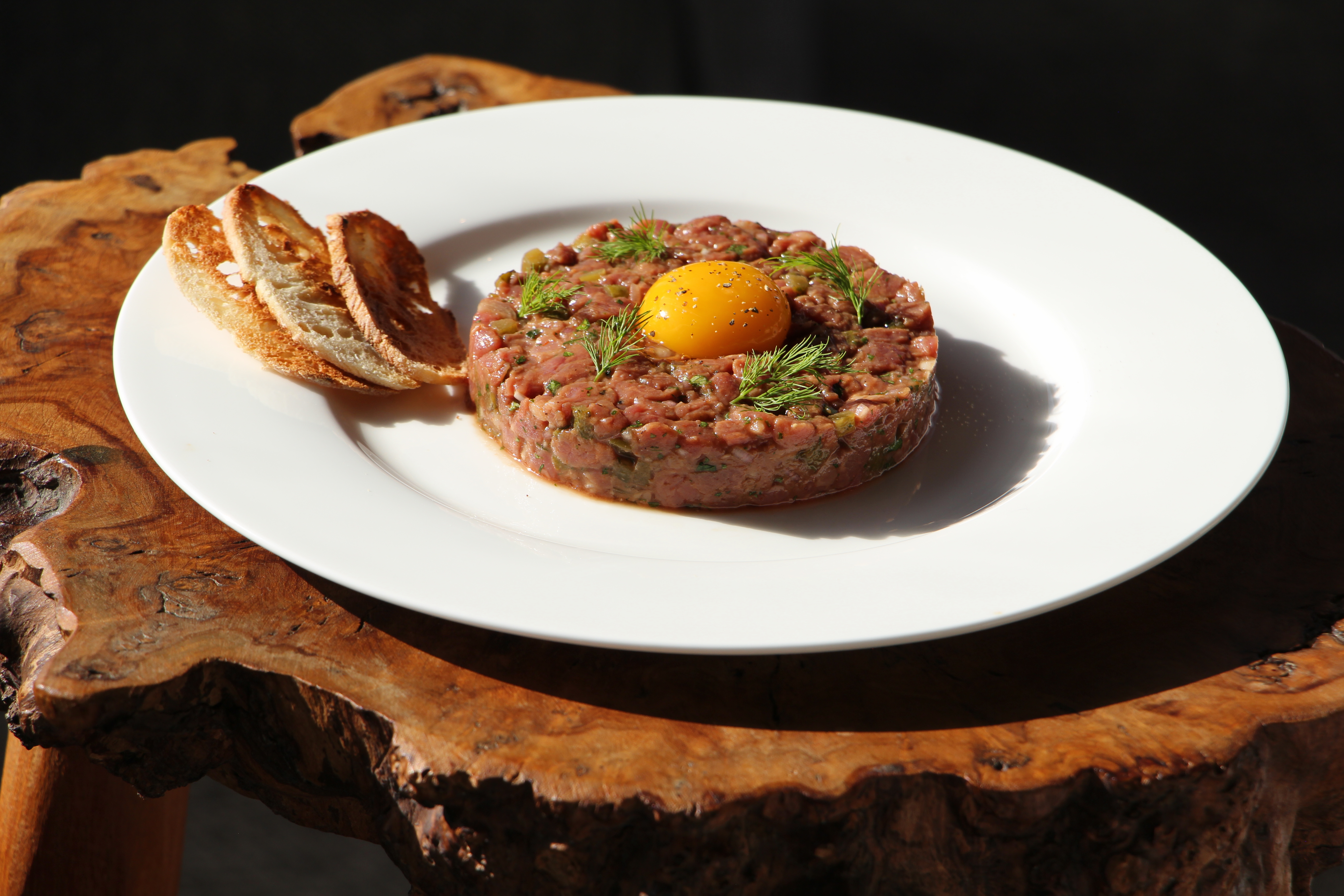 Steak tartare — refined private dining
