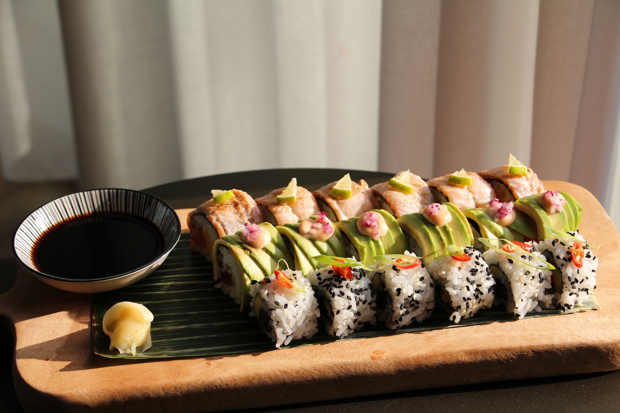 Sushi selection — Japanese-inspired dining