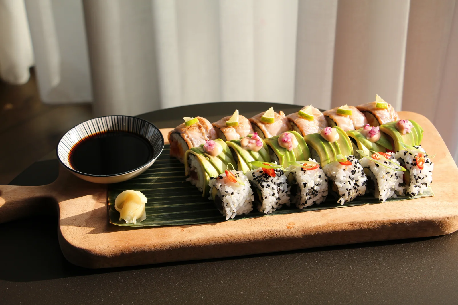 Japanese sushi selection — God Save The Chef